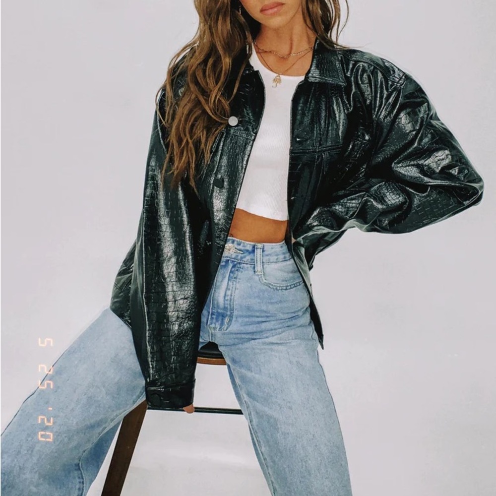 Princess Polly Faux Leather Jacket